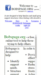 Mobile Screenshot of bobspage.org